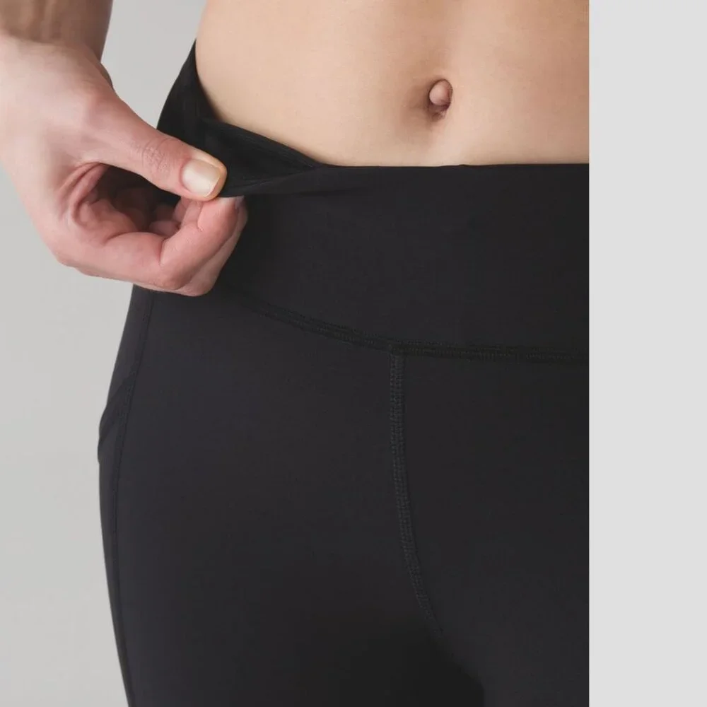 Lululemon - Tight Stuff Tight II *25" Scalloped W5ALBS | Size 4 | Black - Picture 9 of 14
